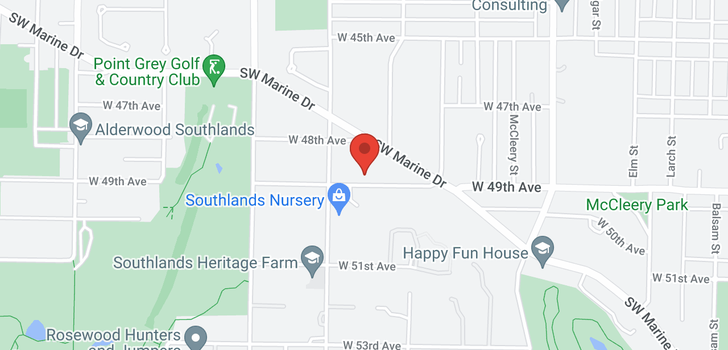 map of 3117 W 49TH AVENUE
